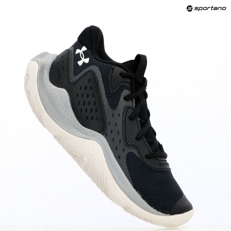 Dětské basketbalové boty Under Armour Grade School Jet '23 black/jet gray/white 14
