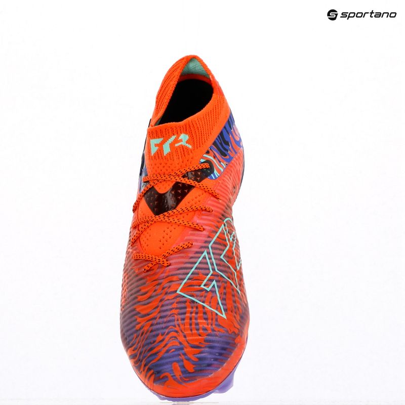 Pánské kopačky PUMA Future 8 Ultimate Creativity FG orange poppy/dark amethyst/electric peppermint/black 14