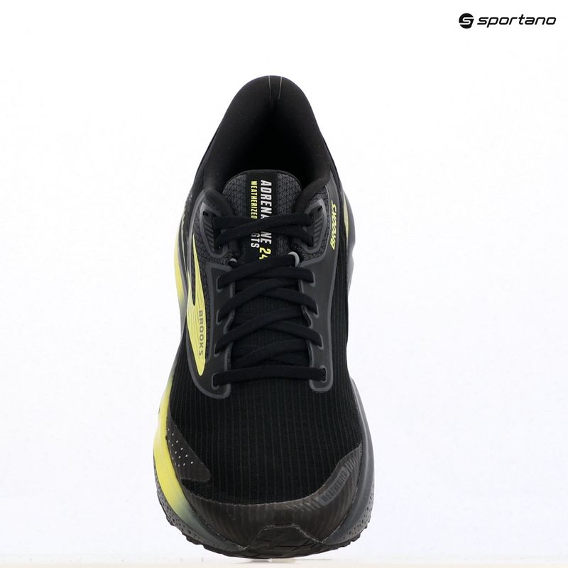Pánské běžecké boty Brooks Adrenaline GTS 24 Weatherized black/ebony/new yellow 15