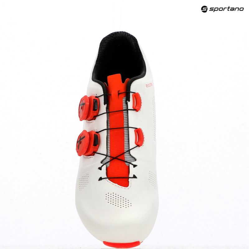 Pánské cyklistické tretry Northwave Revolution white/red fluo 12