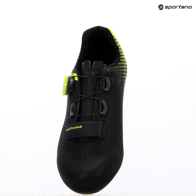 Pánské cyklistické tretry Northwave Core Plus 2 black/yellow fluo 12