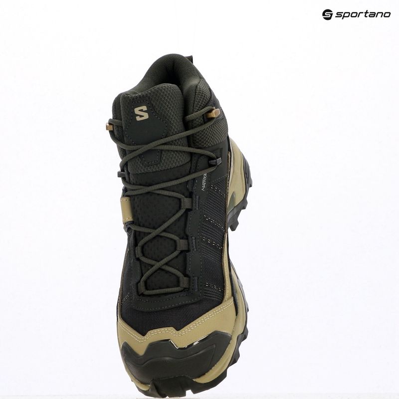 Pánské trekové boty Salomon X Ultra 5 MID GTX peat / gray green / blue nights 11