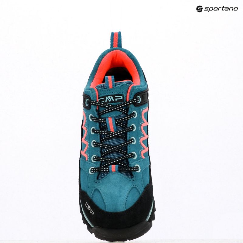 Dámské trekové boty CMP Moon Low Wp teal/red fluo 9