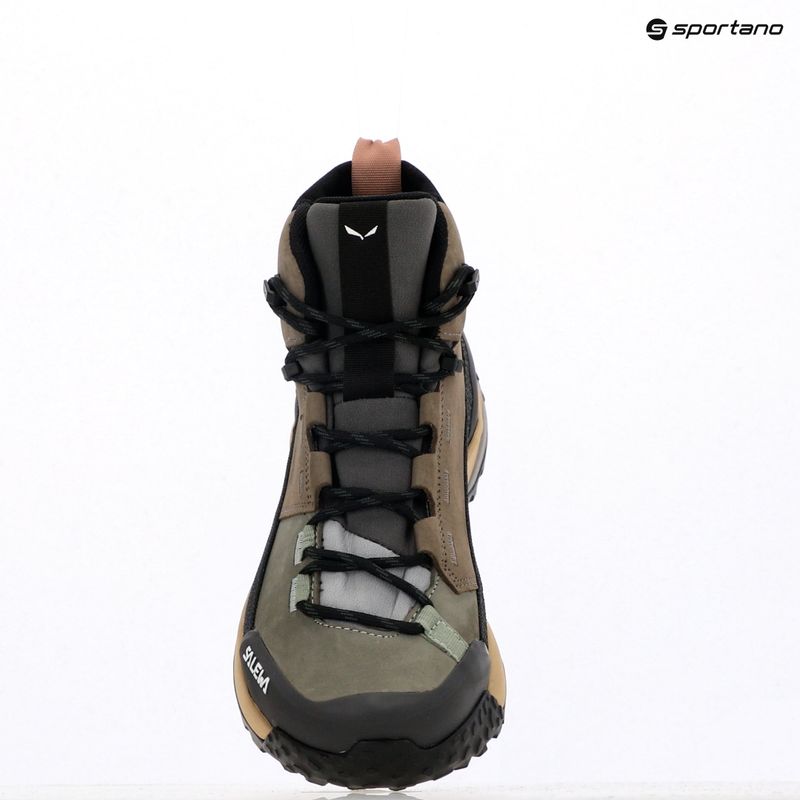 Dámské trekové boty  Salewa Puez Leather Mid Ptx bungee cord / onyx 20