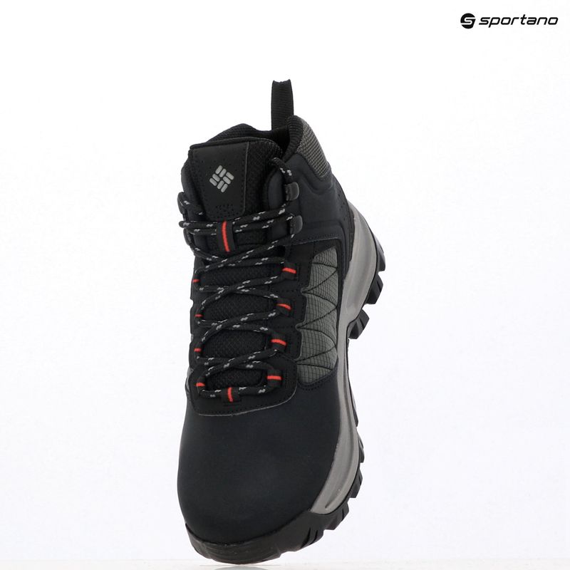 Pánské turistické boty Columbia Transverse Hike Waterproof black/mountain red 22