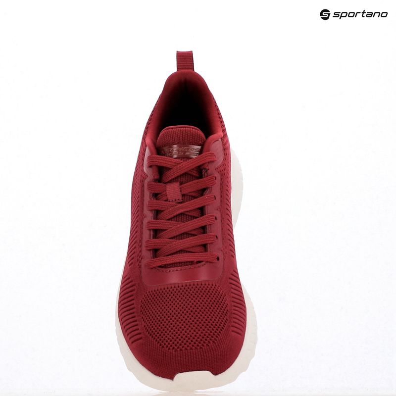 Dámské boty  SKECHERS Bobs Squad Chaos Face Off red 15