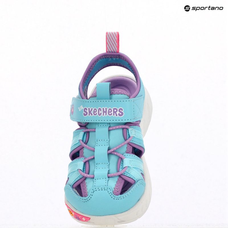 Dětské sandály SKECHERS Play Scene Splash Cute Crew turquoise/lavender 12