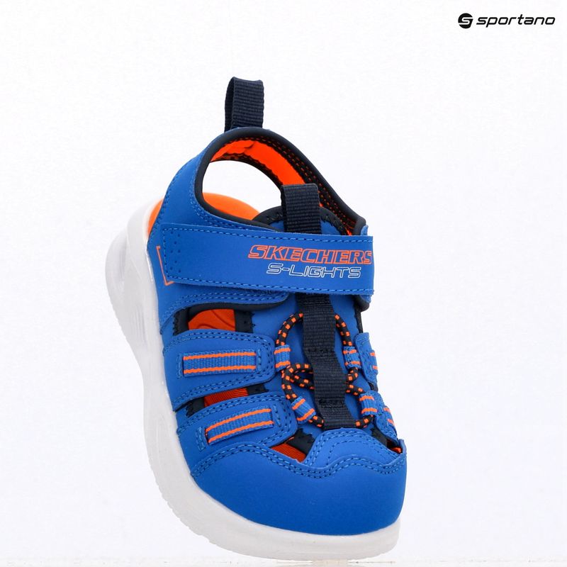 Dětské sandály SKECHERS S-Lights Sola Glow blue/lime 4