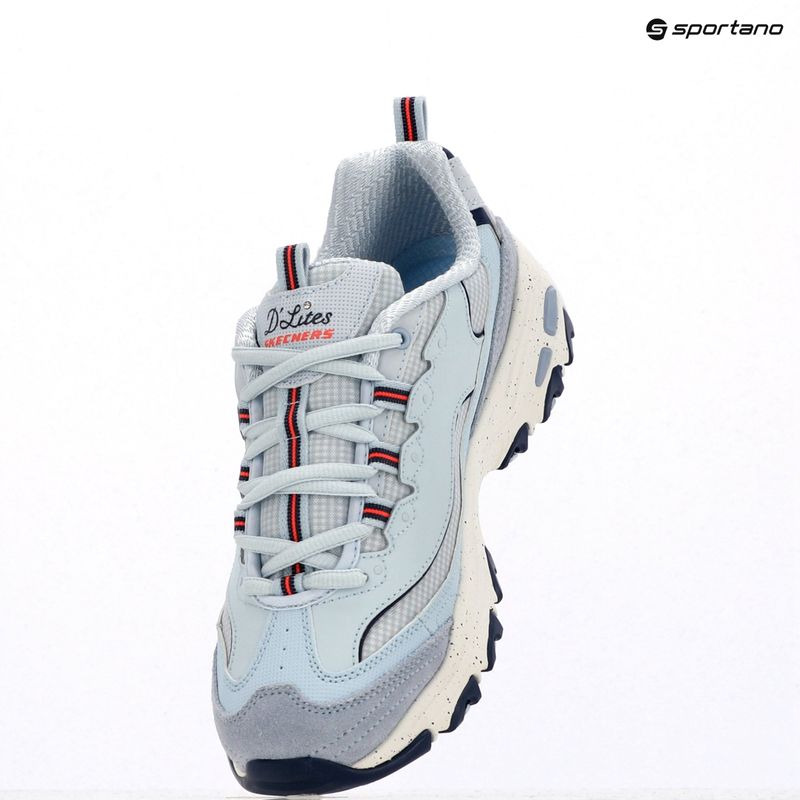 Dámské boty SKECHERS D'Lites Bold Views light blue/multi 7
