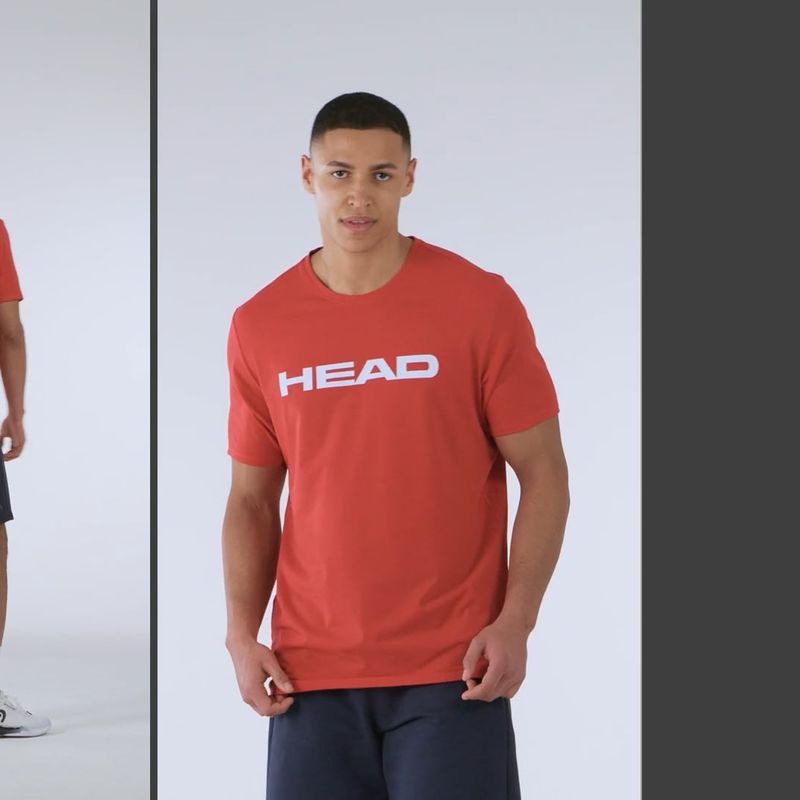 Pánské tenisové tričko HEAD Club Original red 4