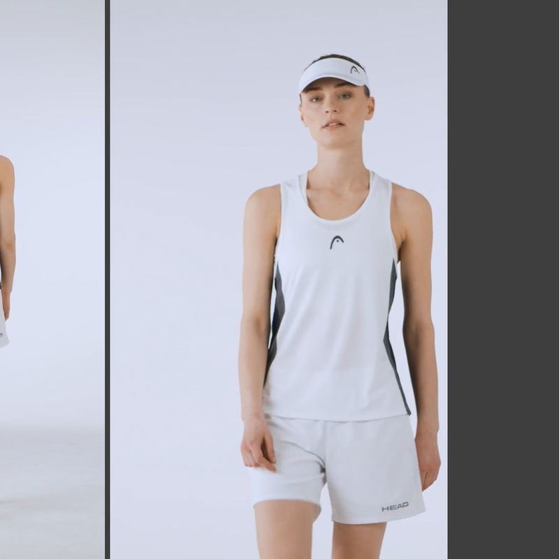 Dámské tenisové tílko HEAD Club 25 Tech Tank Top W white 5