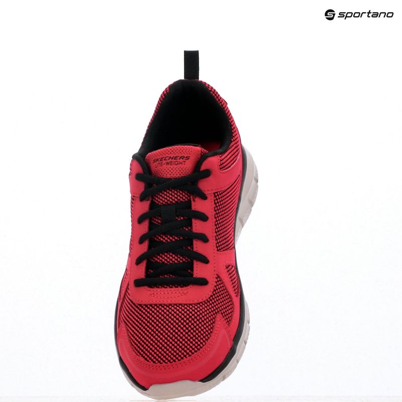 SKECHERS Track Bucolo red/black pánské tréninkové boty 14