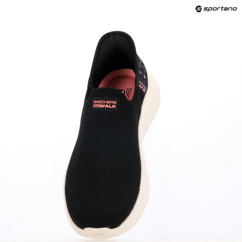 Dámské boty  SKECHERS Go Walk Flex Sunset Rose black 9