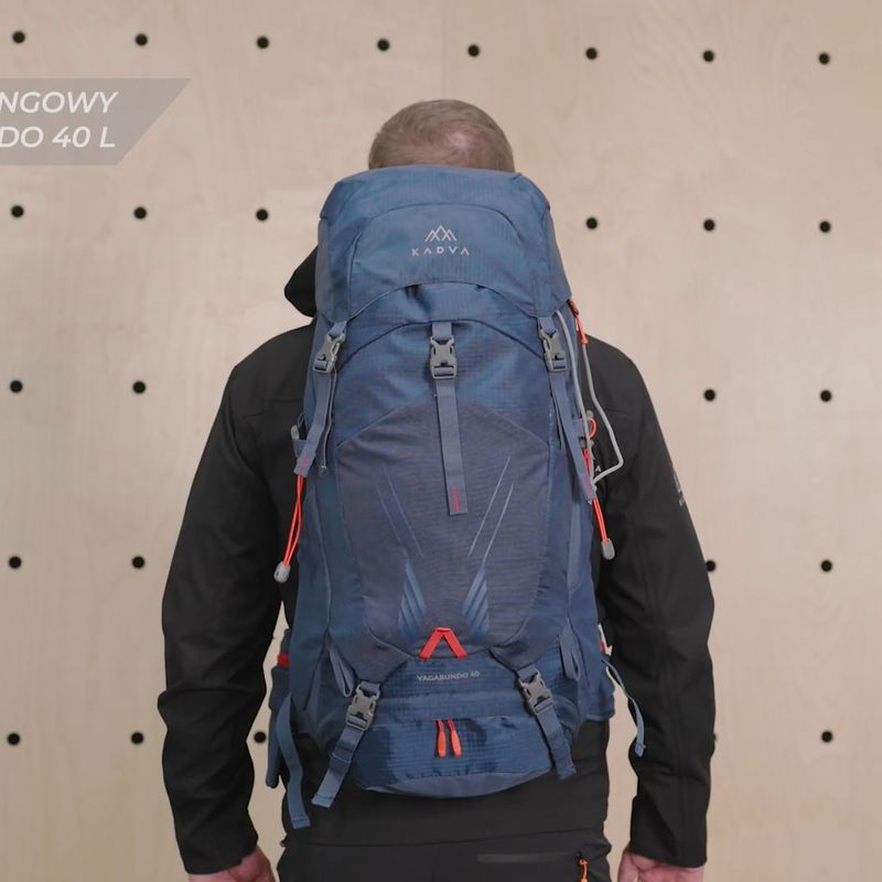 Trekový batoh KADVA Vagabundo 40 l černý 33