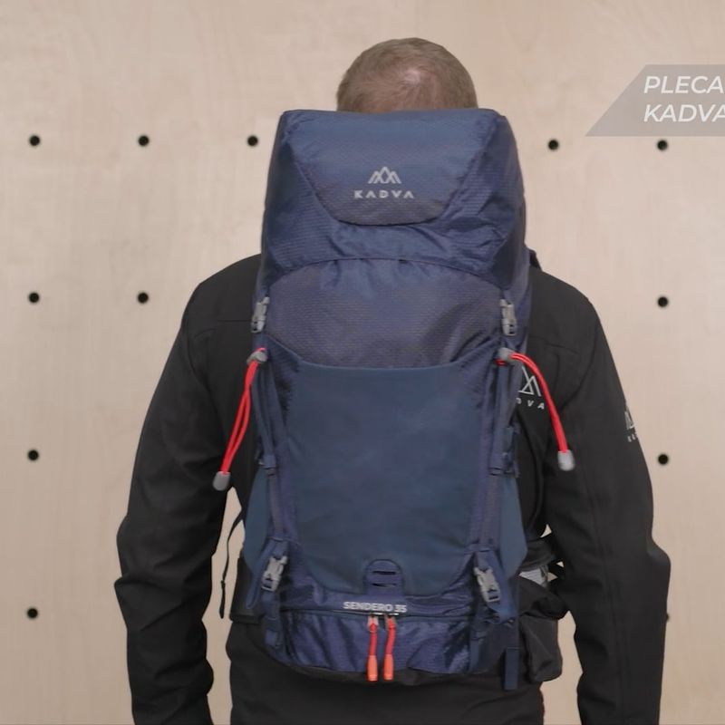 Trekový batoh KADVA Sendero 35 l černý 30