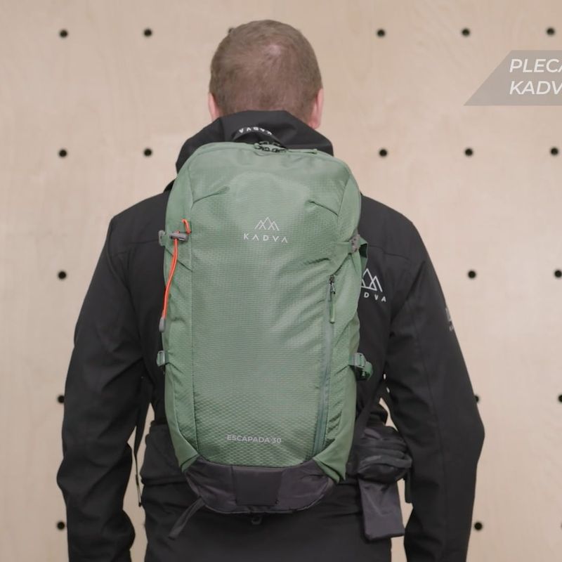 Turistický batoh KADVA Escapada 30 l zelený 34