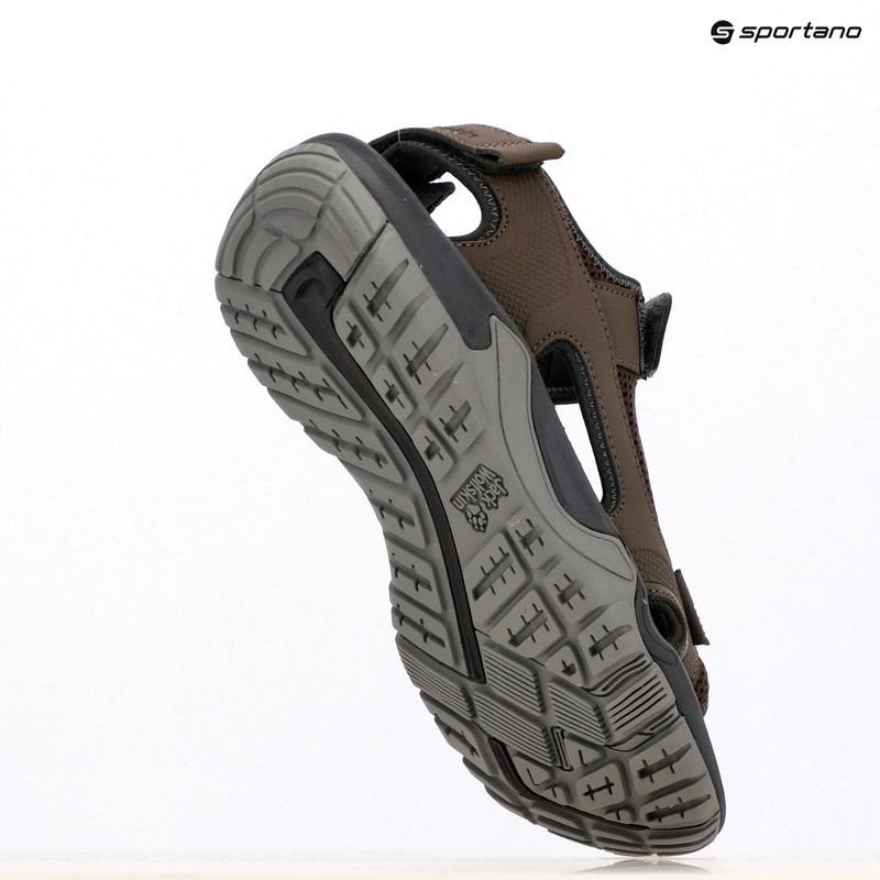 Pánské sandály Jack Wolfskin Lakewood Cruise cold coffee 12