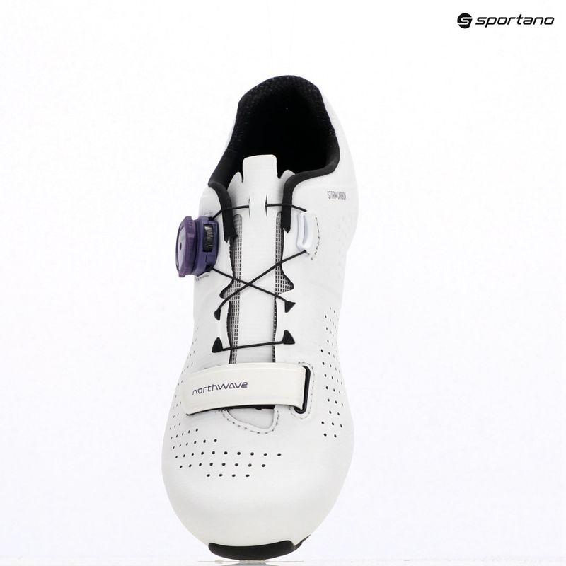 Dámské silniční boty Northwave Storm Carbon white/dark purple 11