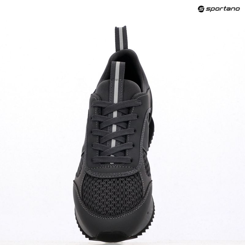 Boty EA7 Emporio Armani Black & White Laces asphalt grey/silv.g7 12