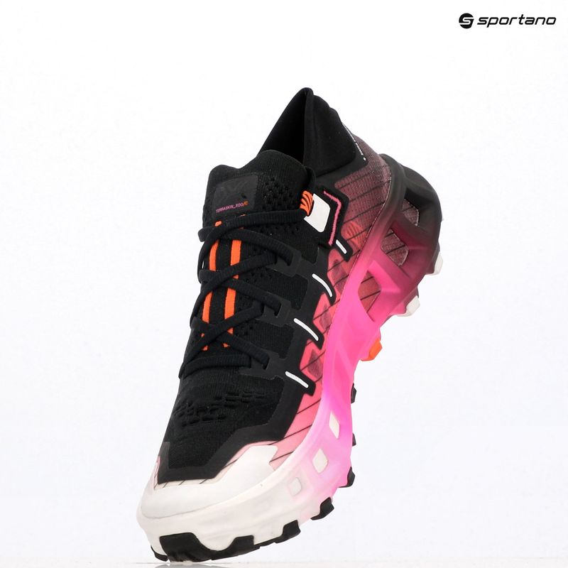 Běžecké boty X-Bionic Terraskin X00/C x black/x white/fluo pink boty 14
