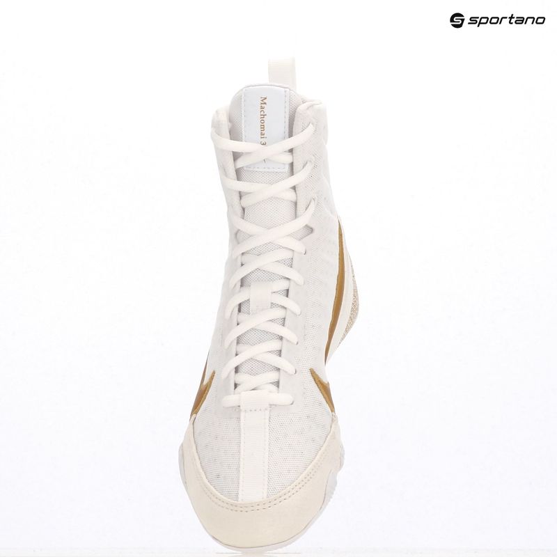 Boxerské boty Nike Machomai 3 white/metallic gold 9