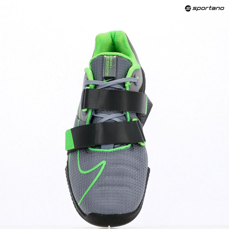 Vzpěračské boty Nike Romaleos 4 ashen slate/green strike/anthracite 9