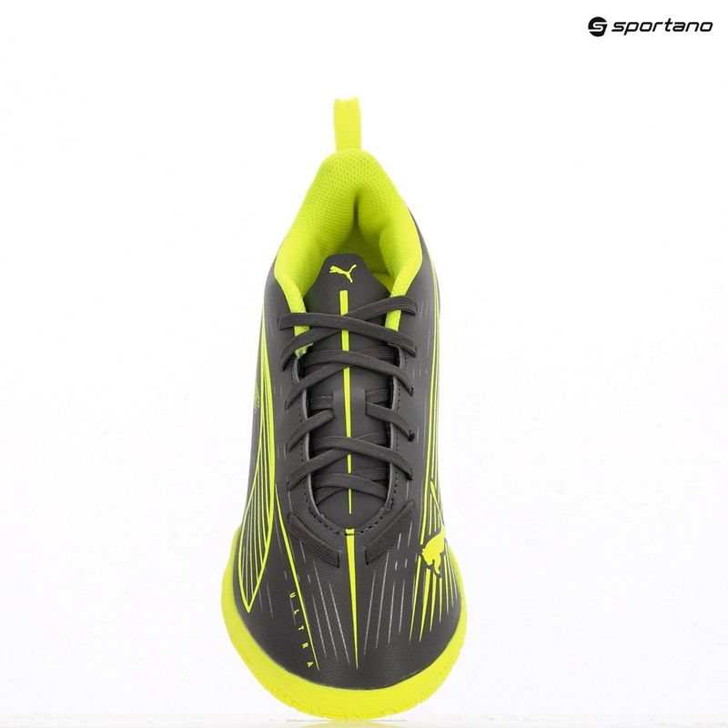 Dětské kopačky PUMA Ultra 5 Play IT Jr matte aged silver/yellow alert/puma aged silver 9