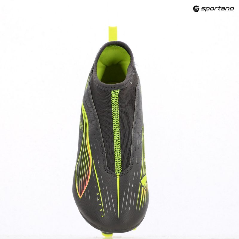 Dětské kopačky PUMA Ultra 5 Match+ LL FG/AG Jr matte aged silver/yellow alert/puma aged silver 9