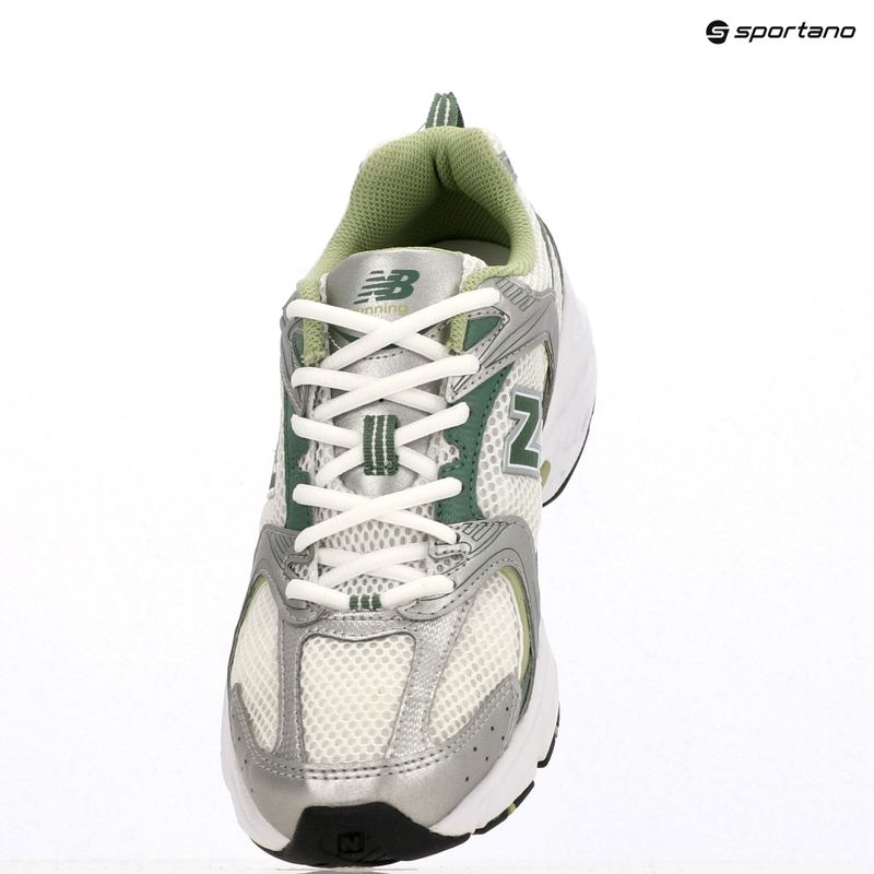 Boty New Balance 530's silver metallic/mallard green 9