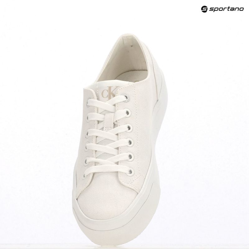 Dámské tenisky Calvin Clain YW0YW01763 Vulc Flatform Low Cv MG triple bright white 9