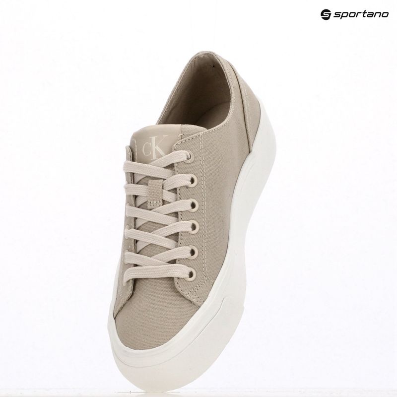Dámské tenisky Calvin Clain YW0YW01763 Vulc Flatform Low Cv MG eggshell/creamy white 9