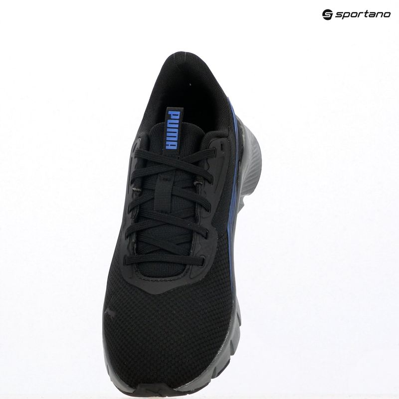 Běžecké boty PUMA Flexfocus Lite Modern Woven puma black/vivid blue 11