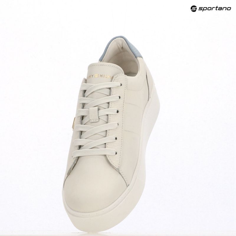 Dámské boty Tommy Hilfiger Platform Court ecru/breezy blue 9