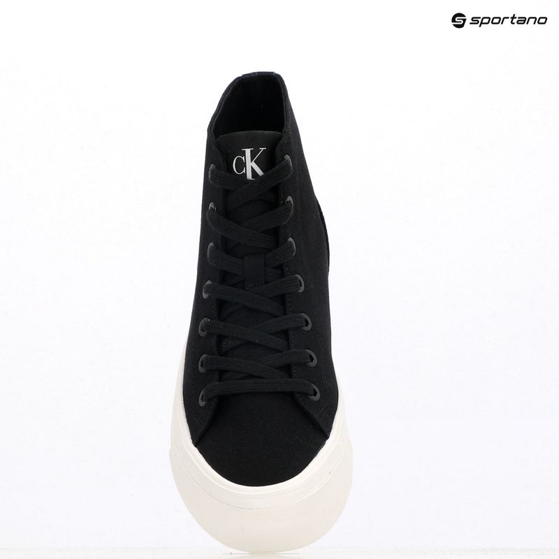 Dámské tenisky Calvin Clain YW0YW01764 Vulc Flatform Mid Cv Mg black/bright white 9