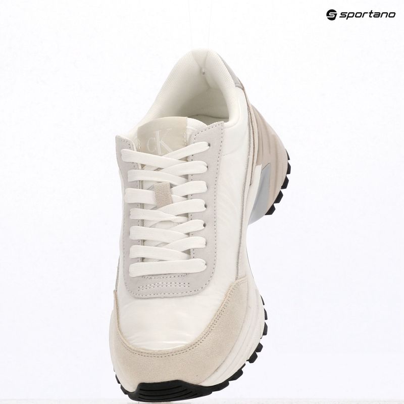 Dámské boty Calvin Klein Hike Runner Mg Nylon Perl bright white/silver creamy 9