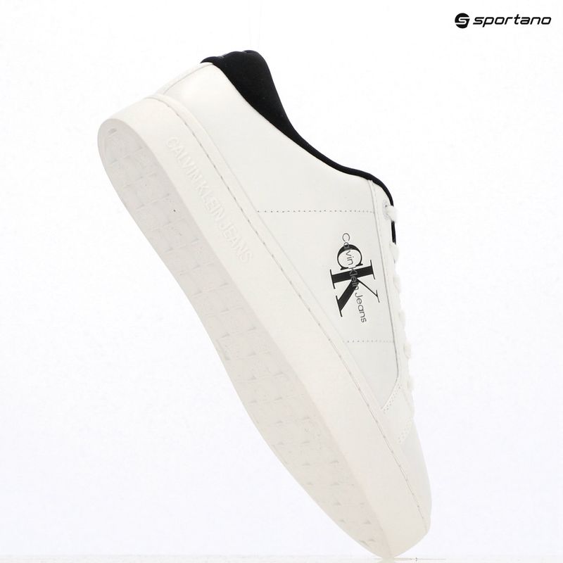 Dámské boty Calvin KleinYW0YW01444 Classic Cupsole Lowlaceup Lth Wn bright white/black 9