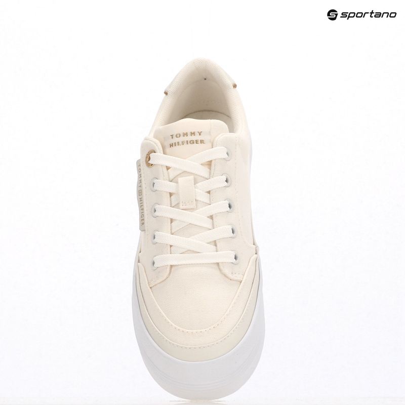 Dámské tenisky Tommy Hilfiger Essential Vulc Textile YBL ecru 9