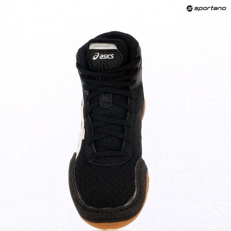 Dětské zápasnické boty ASICS Matflex 7 GS black/white 15
