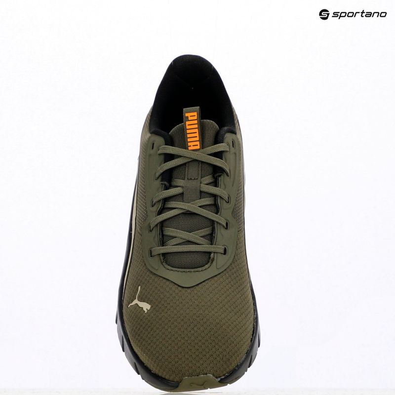 Běžecké boty PUMA Flexfocus Lite Modern Woven loden green/desert dust 3