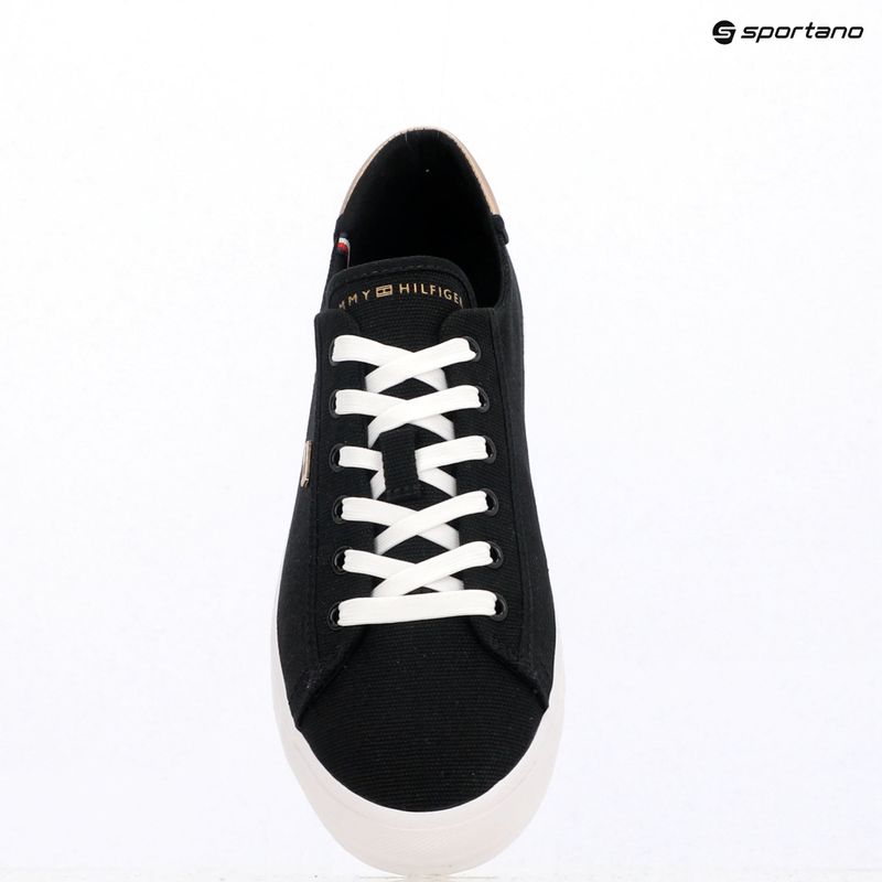 Dámské tenisky Tommy Hilfiger Vulc Canvas Lace Up black 9