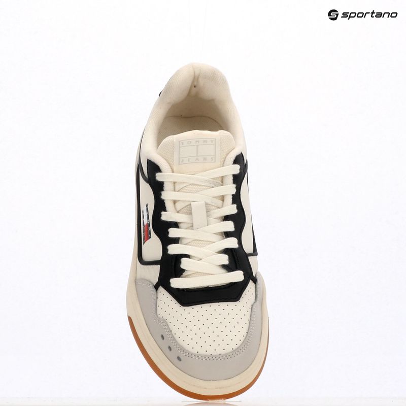 Pánské boty Tommy Jeans Cupsole Elevated Leather ivory 9