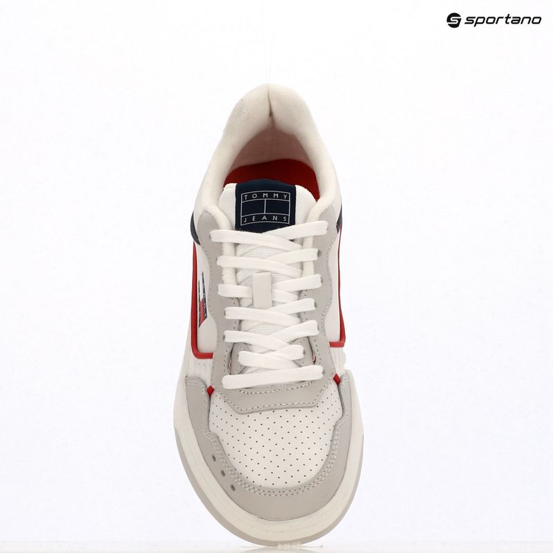 Pánské boty Tommy Jeans Cupsole Elevated Leather red/white/black 9