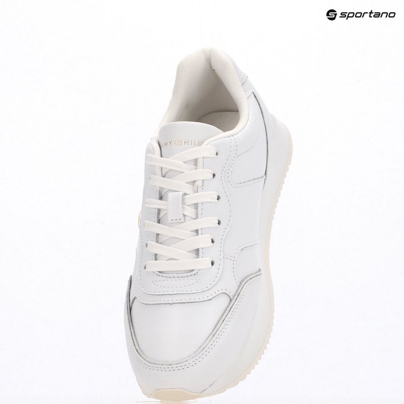 Dámské boty Tommy Hilfiger Leather Runner white 9