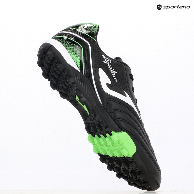 Pánské kopačky  Joma Aguila TF black/fluor green 9