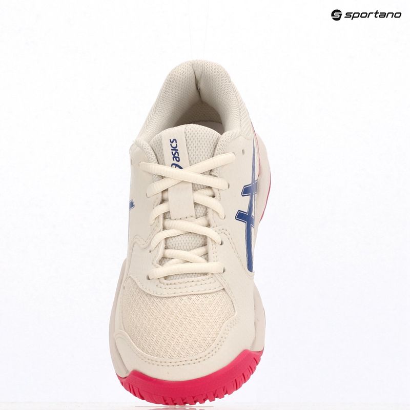 Dětské tenisové boty Asics Gel-Dedicate 8 GS Jr cream/dark cobalt 9