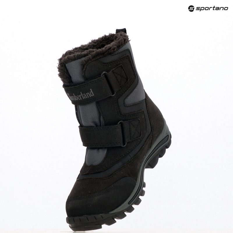 Dětské sněhule Timberland Chillberg 2-Strap Gore-Tex jet black 10