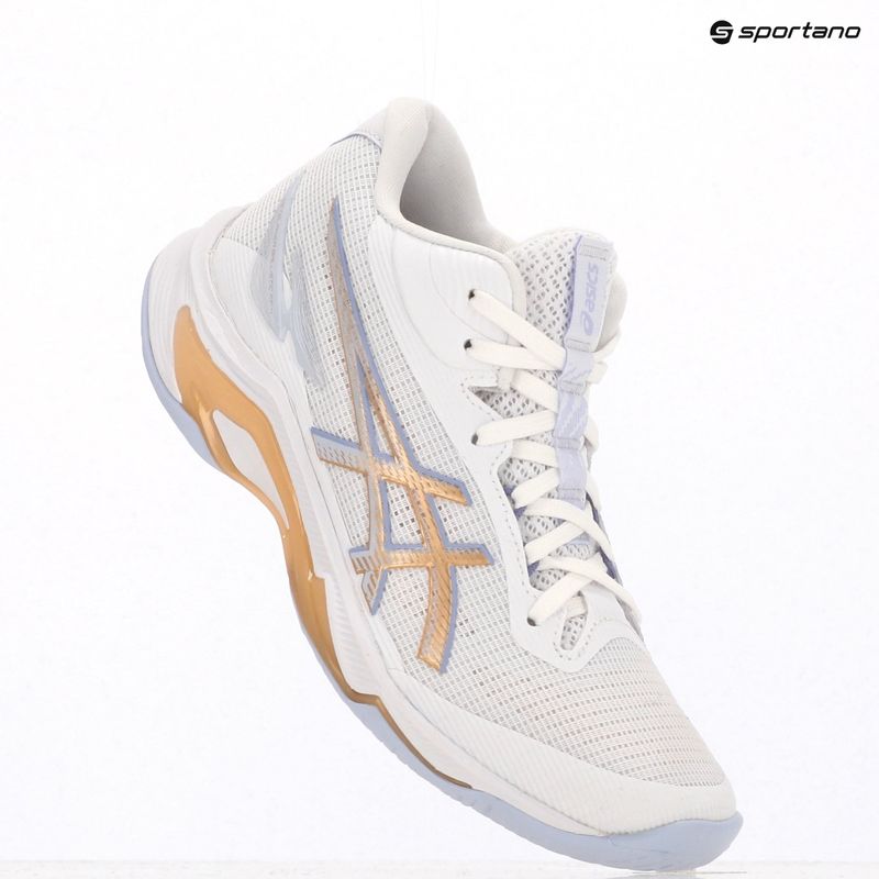 Dámské volejbalové boty ASICS Netburner Ballistic FF 4 white/champagne 9
