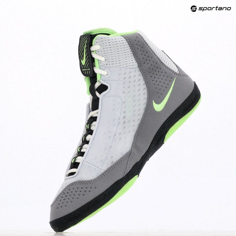 Zápasnické boty Nike Inflict 4 football grey/lime blast/anthracite/white 9