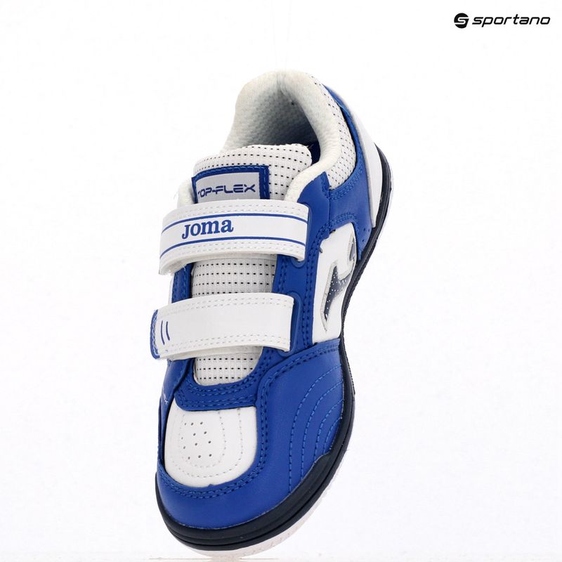 Dětské kopačky Joma Top Flex Jr IN royal blue/white 15