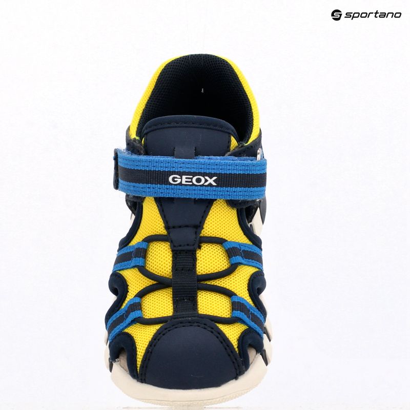 Dětské sandály Geox Iupidoo navy/fluo yellow 9